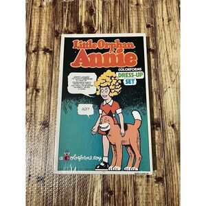 Vintage Little Orphan Annie Colorforms Dress-Up Set